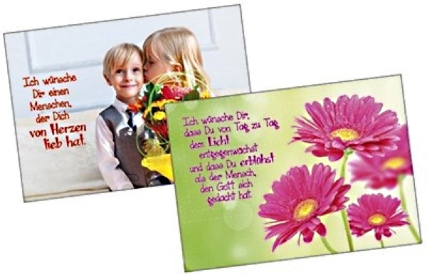 Paket 'Glück und Segen-Postkarten' 60 Ex