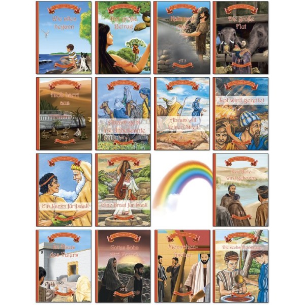 Paket 'Regenbogen-Kinderbibel' (15 Bände)